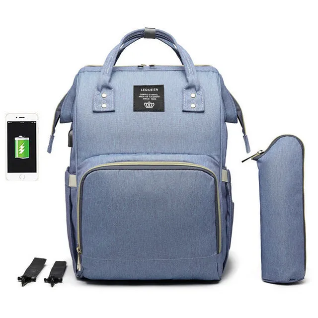 Premium Diaper Bag With USB u2