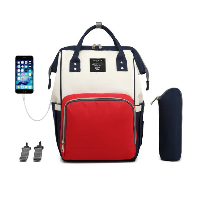 Premium Diaper Bag With USB u2