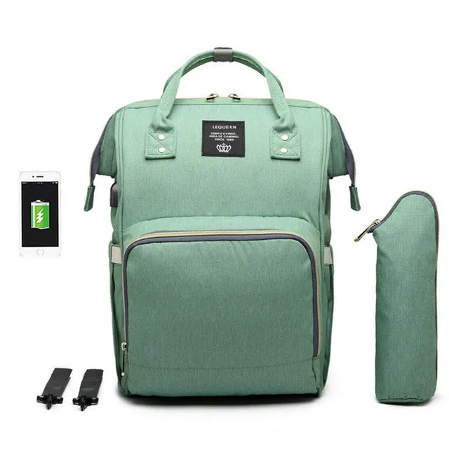 Premium Diaper Bag With USB u2