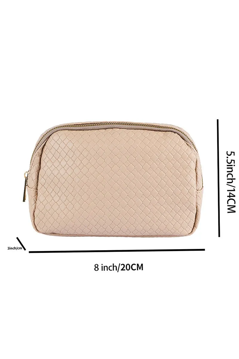 PREORDER! ETA 3/01 Cafe Chic Parchment Faux Leather Belt Bag **SHIPPING EXPECTED TO BEGIN ON DATE 3/01**