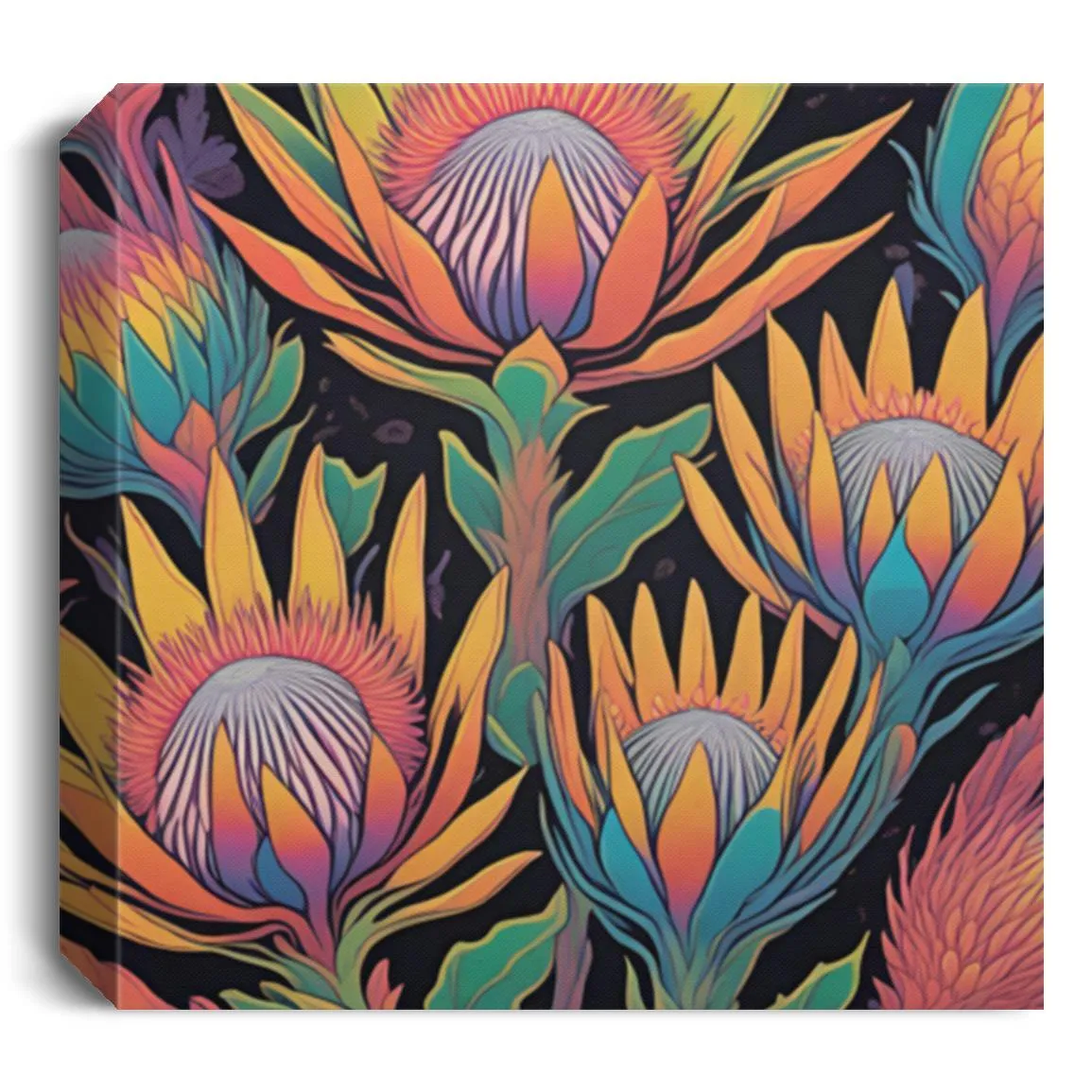 Retro Flower Collection | Canvas Art