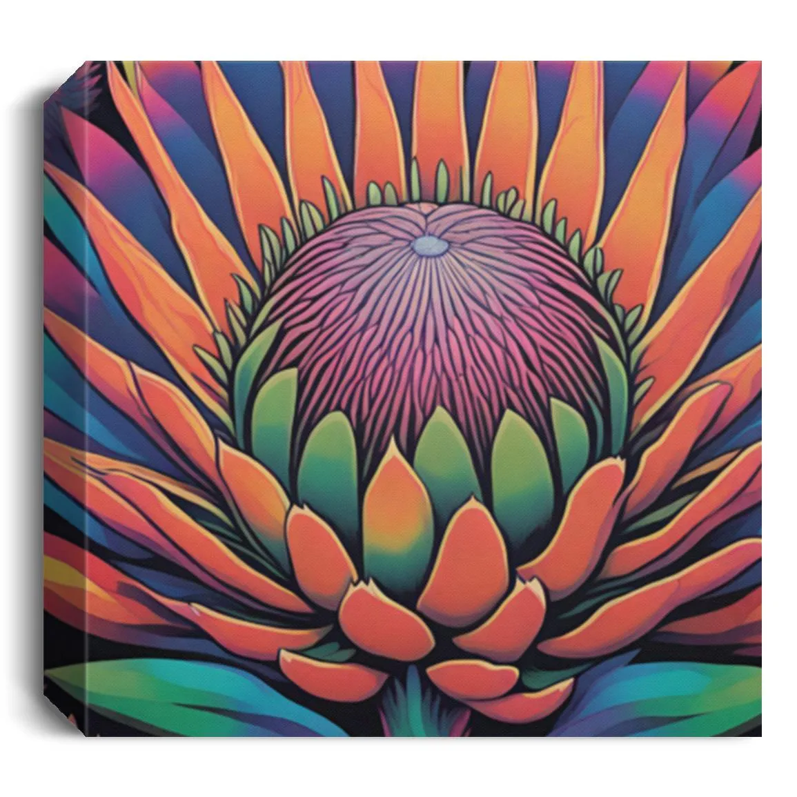 Retro Flower Collection | Canvas Art