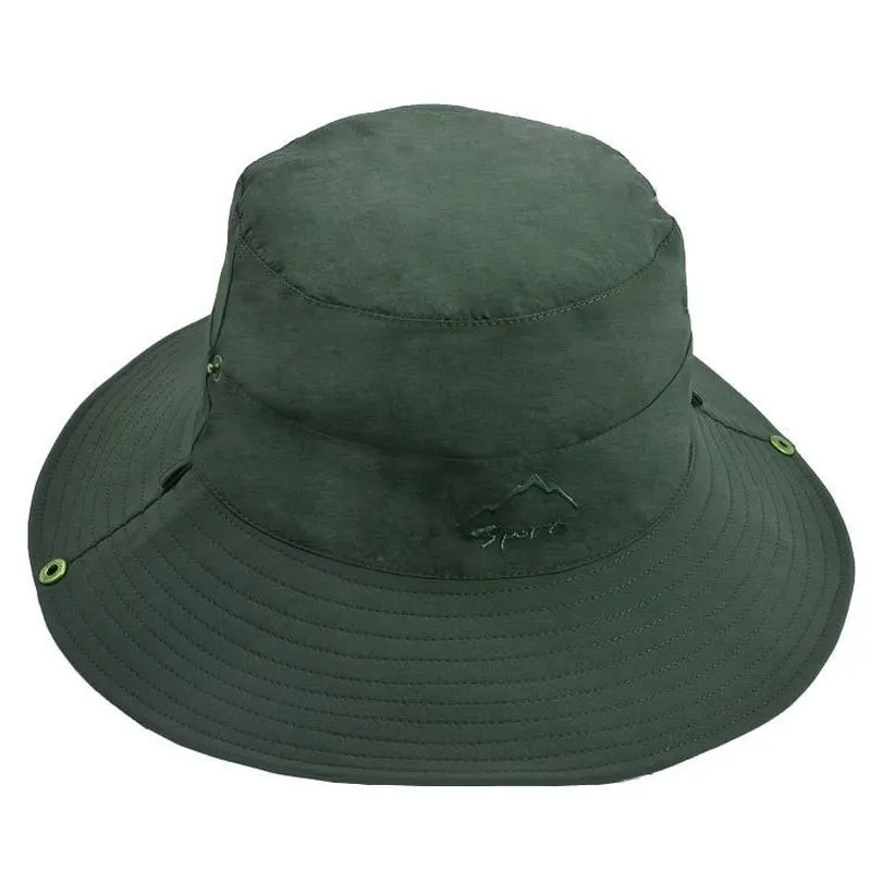 Reversible Bucket Hat With Camo and Solid Color Options