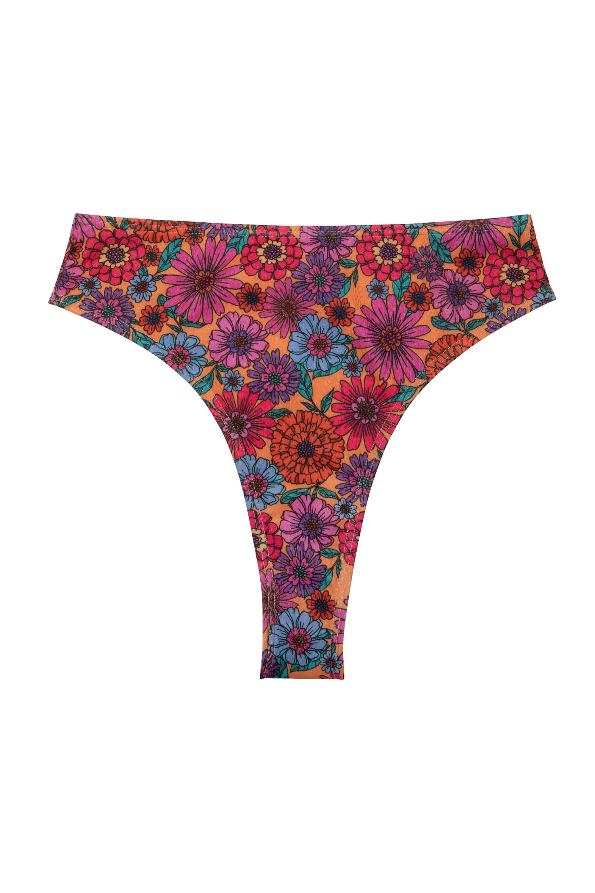 Scarlett Floral High Leg High Waist Bikini Brief