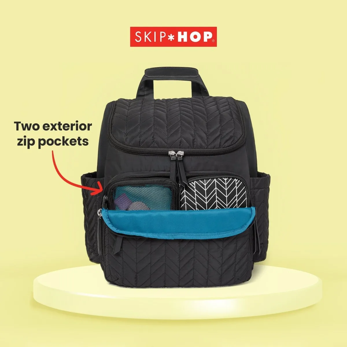 Skip Hop Forma Backpack Diaper Bags- Jet Black