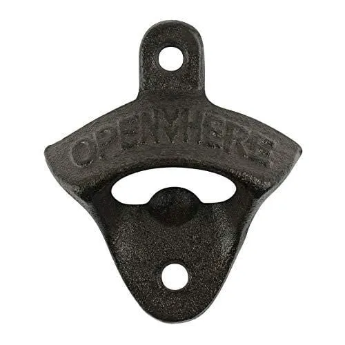 SMOQIO Wall Mounted Bottle Opener 1 pcs cast iron