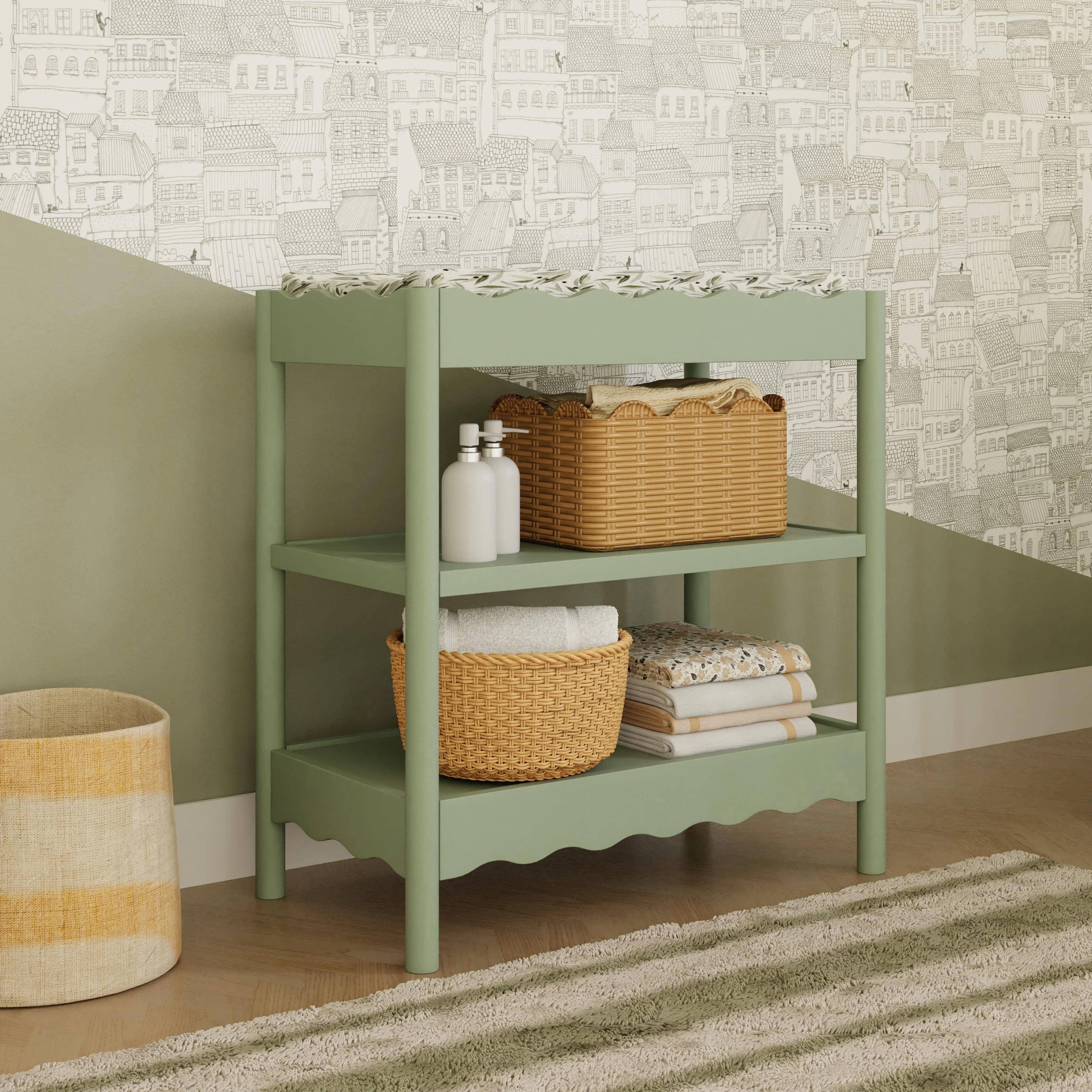 Swell Changing Table | Light Sage