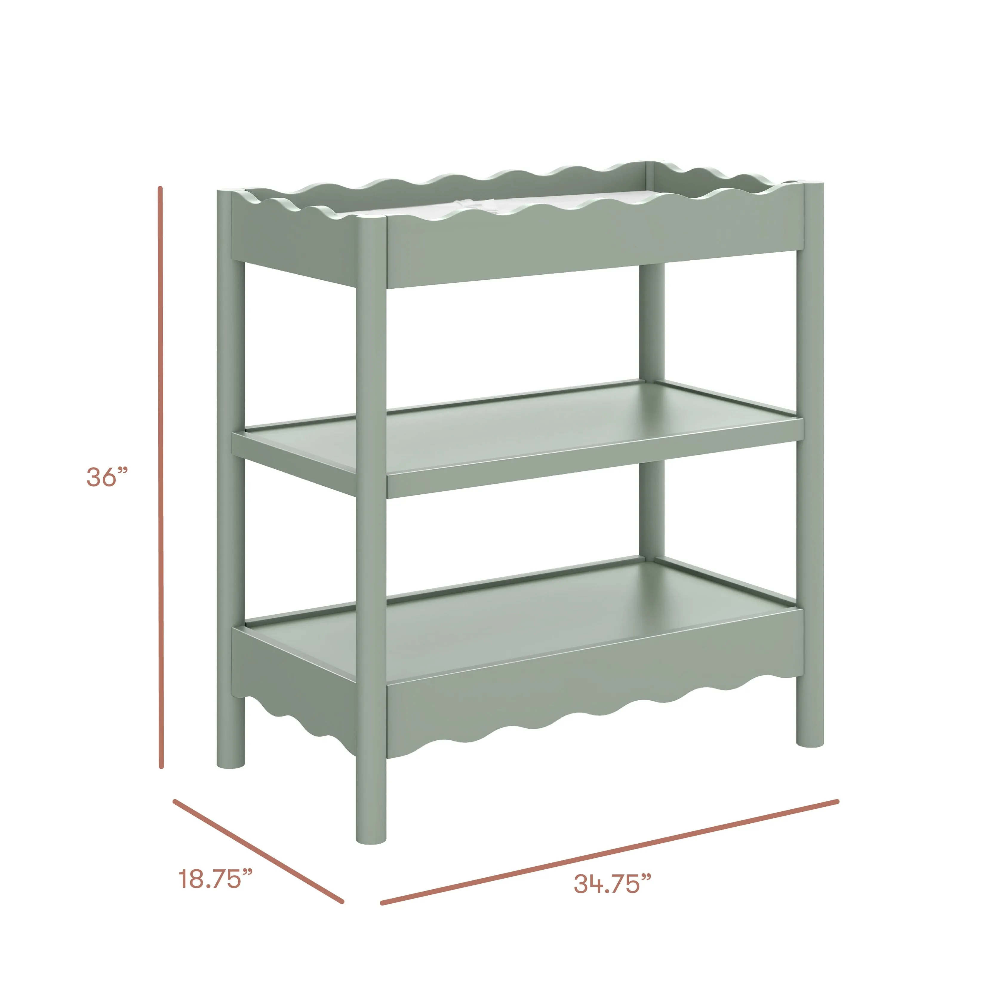 Swell Changing Table | Light Sage