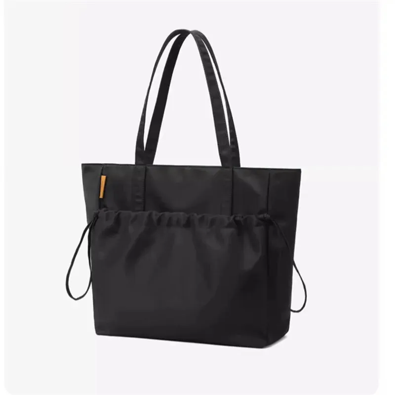 TAVIMART  -  Commuting Women handbag Waterproof Nylon ladies shoulder bag large capacity travel Shopping bags Drawstring female big totes