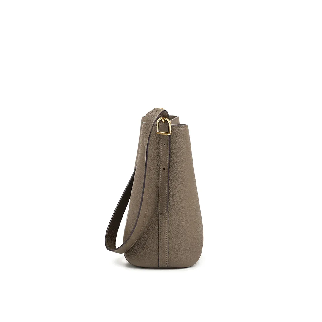 TIANQINGJI Handmade TOGO Leather Bucket Bag