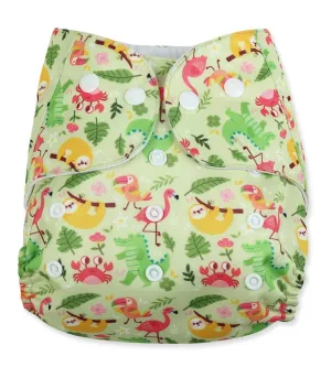 Tropical Paradise- Re-Usable Cloth Diaper