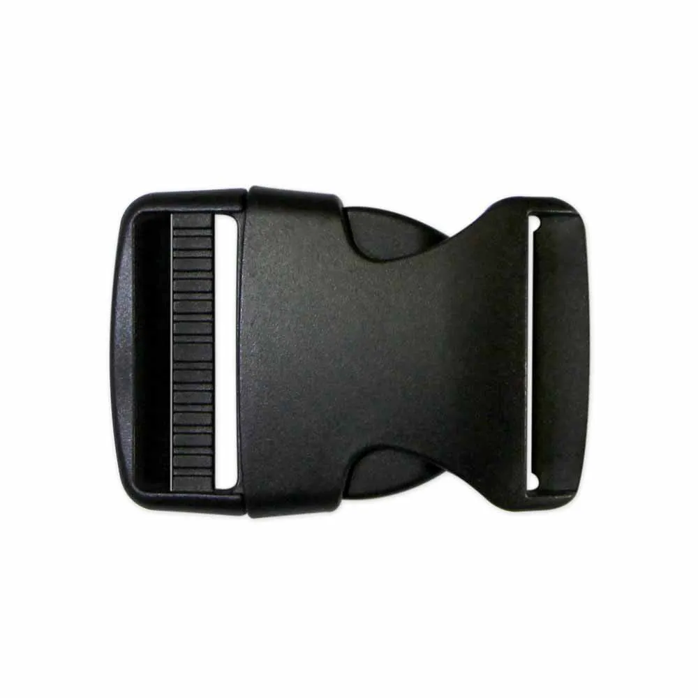 UNIQUE SEWING Parachute Buckle - Plastic - 38mm (1½") - Black