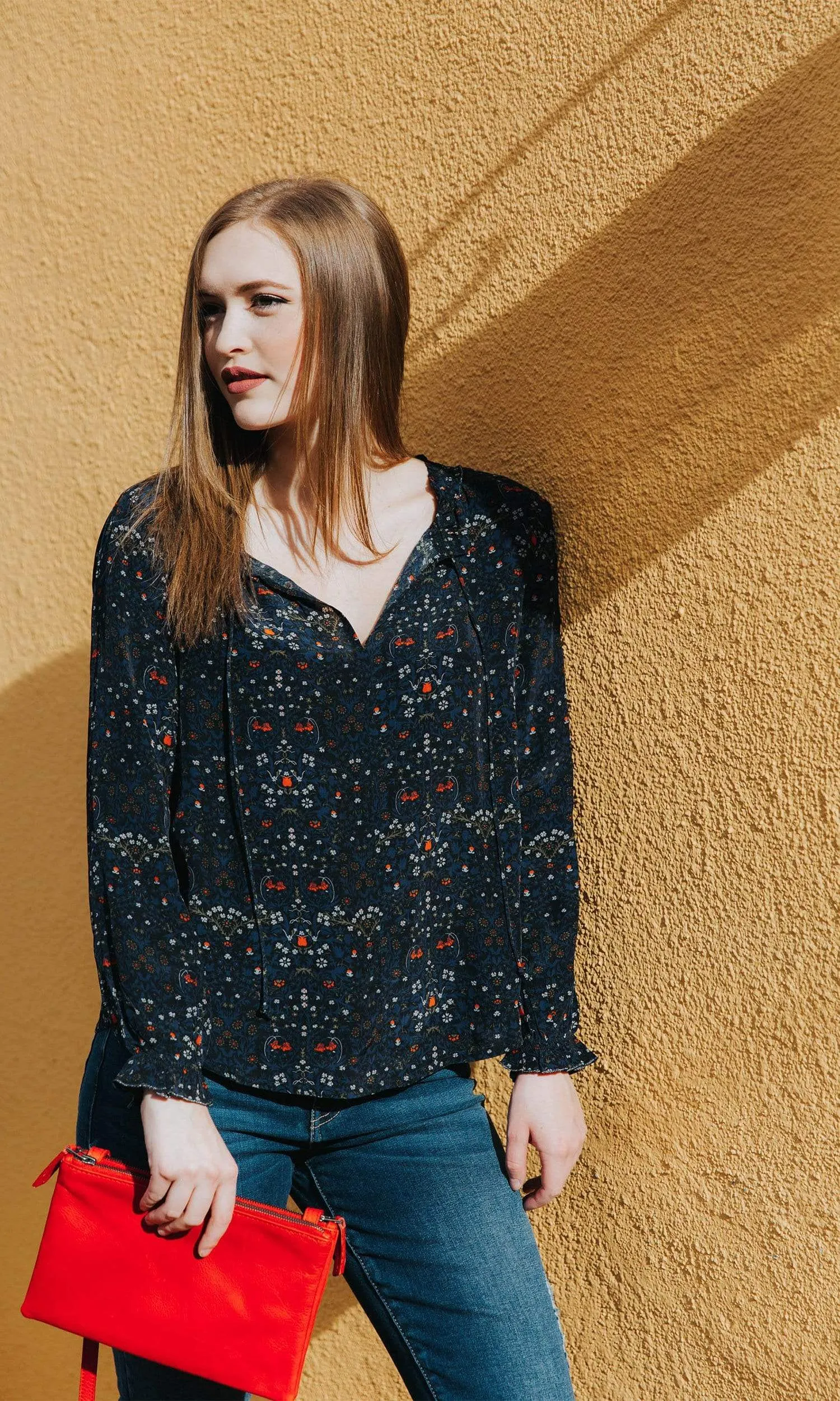 Velvet by Graham & Spencer Mary Floral Blouse