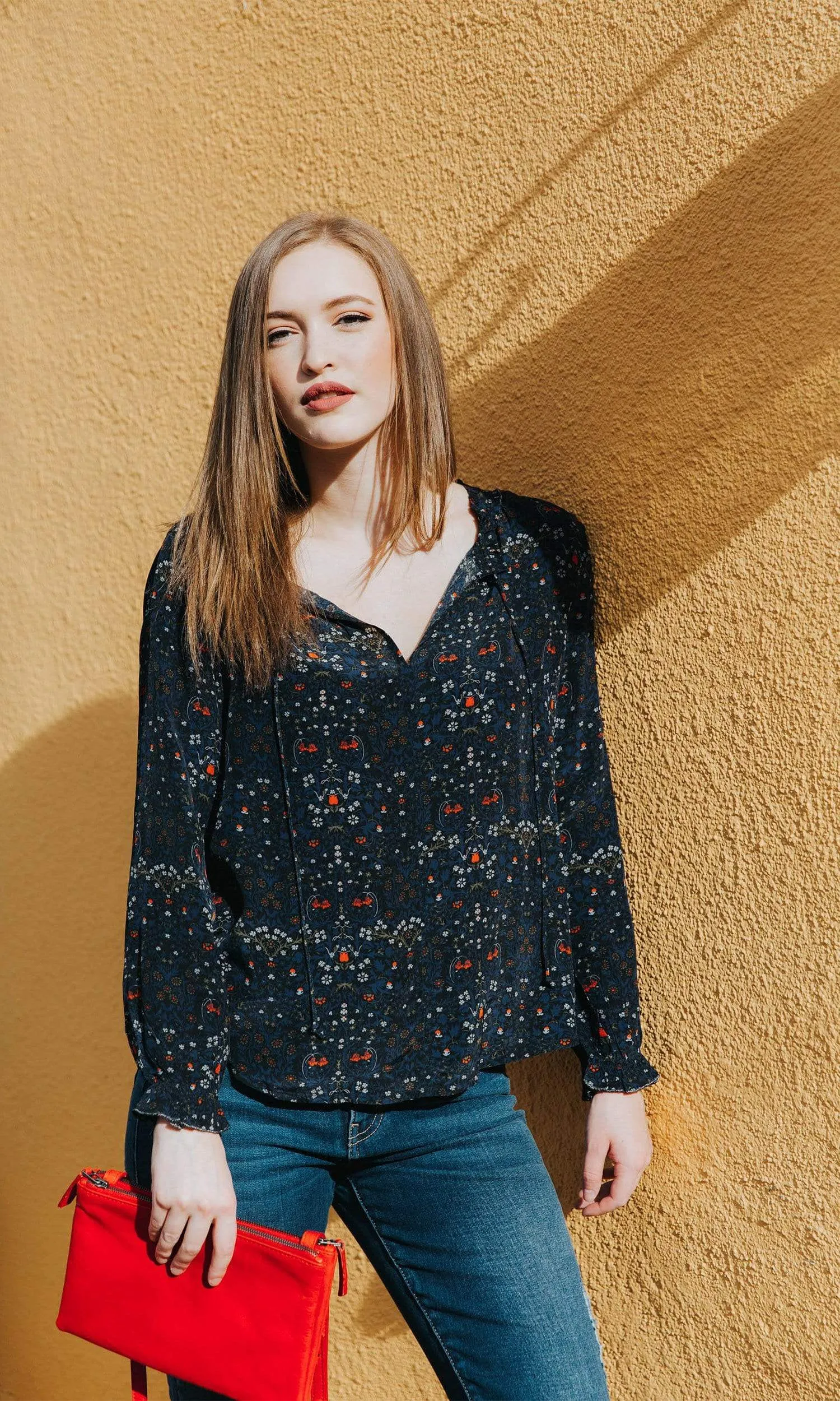 Velvet by Graham & Spencer Mary Floral Blouse