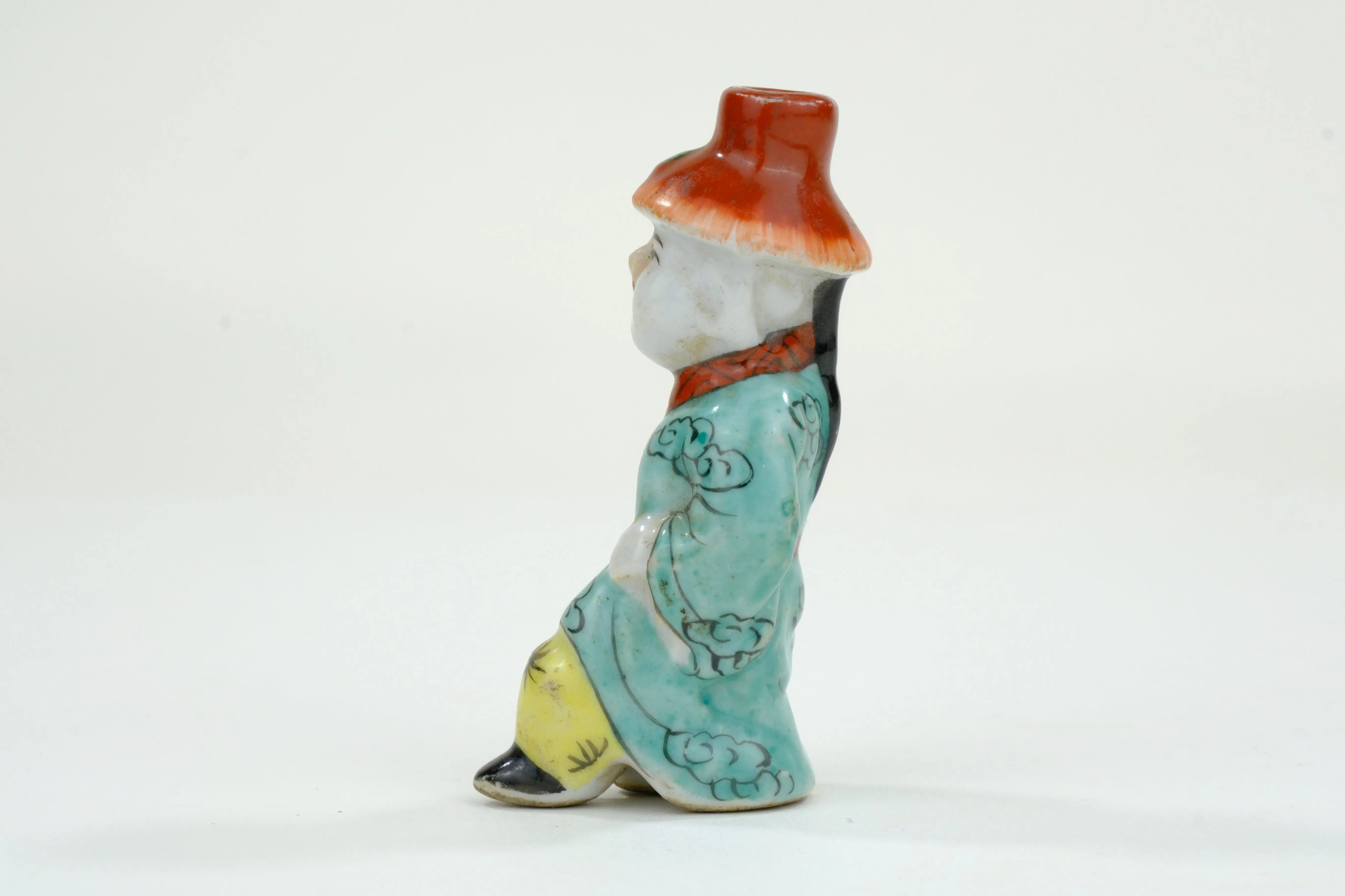 Vintage Chinese Ceramic Snuff Bottle 3"