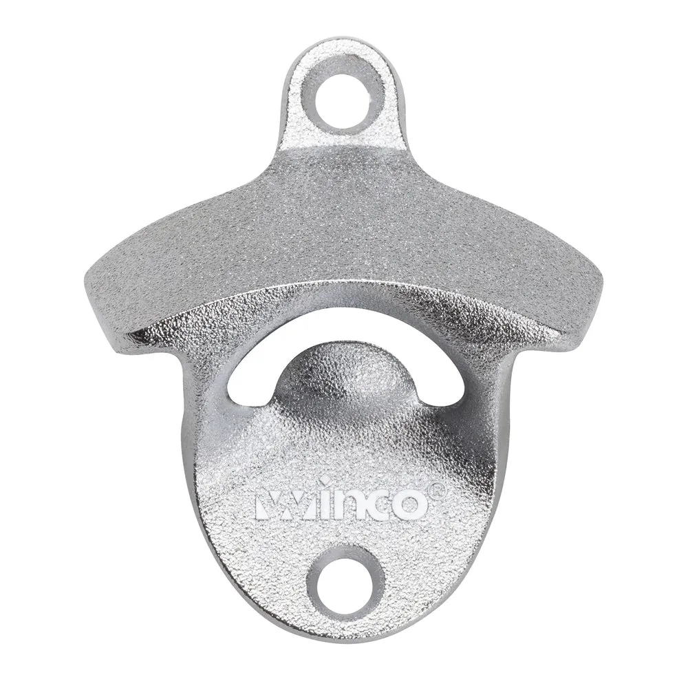 Winco CO-402 Wall Mount Bottle Opener, 3-1/4 x 2-3/4"