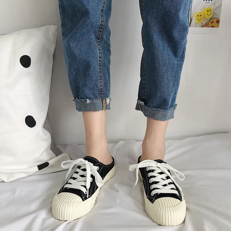 Women's Semi Spring Vintage Style Cloth Canvas Shoes