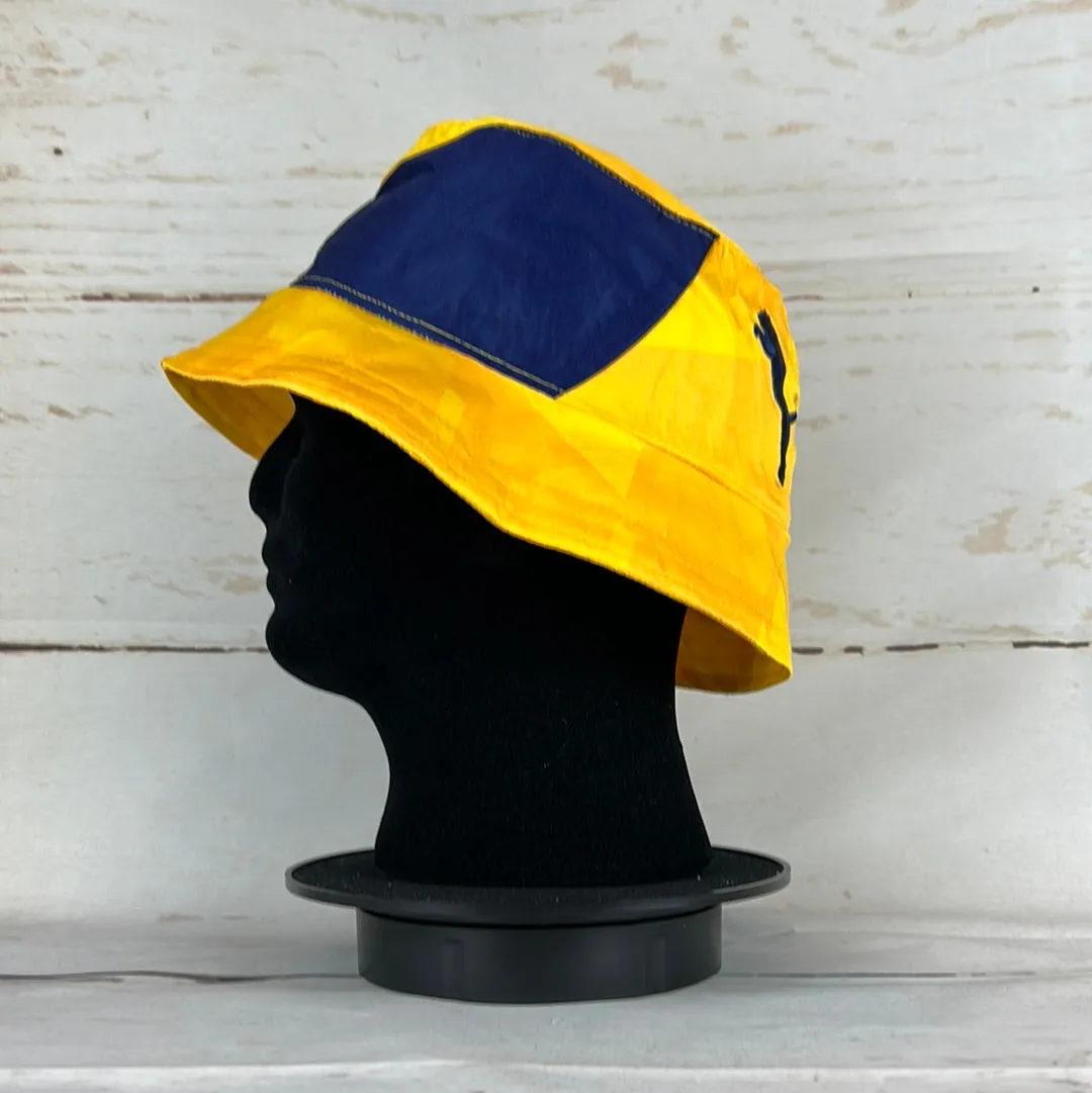 Yorkshire Vikings Upcycled Cricket Shirt Bucket Hat